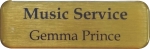 Music Service  75x25mm